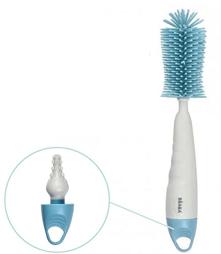 BEABA cepillo 2en1 para limpiar biberones y chupetes 29,5 cm