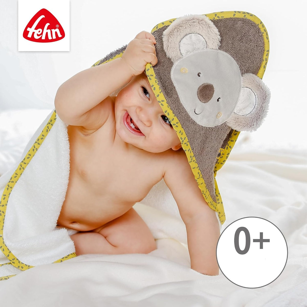 Prosop cu glugă din bumbac FEHN Koala Australia 80 x 80 cm