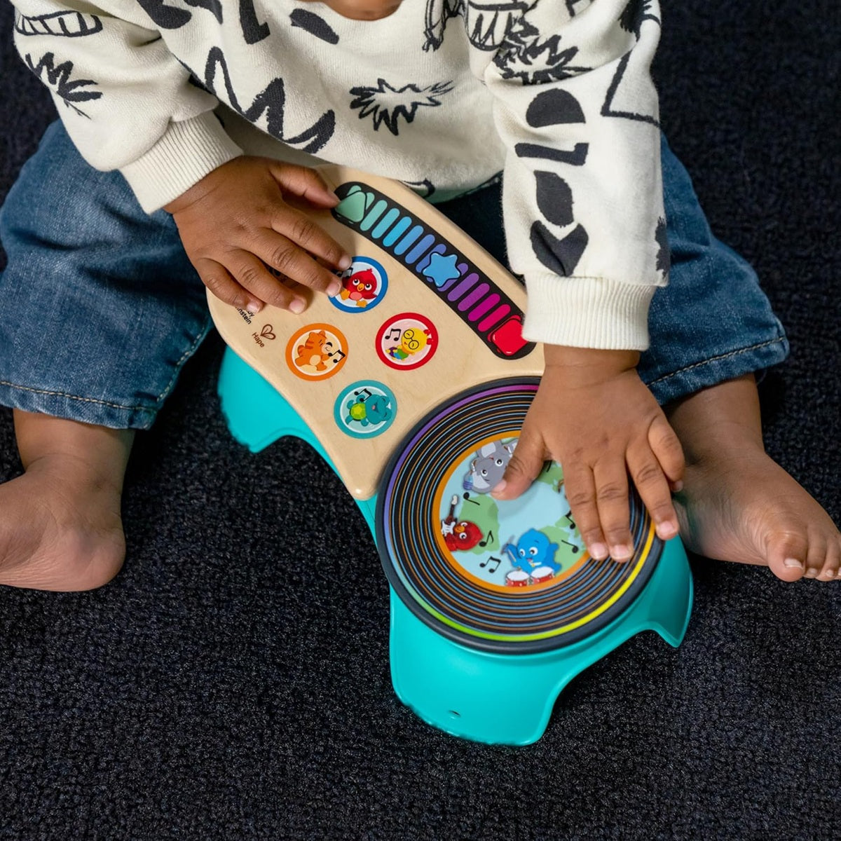 BABY EINSTEIN DJ Discovery ξύλινη κονσόλα αφής με 50 μελωδίες και ήχους