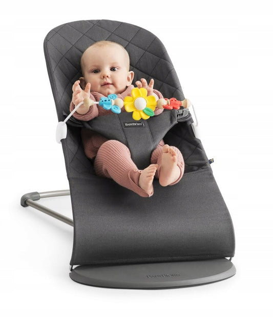 BABYBJORN Flying Friends bară din lemn și plastic pentru balansoar 31 cm