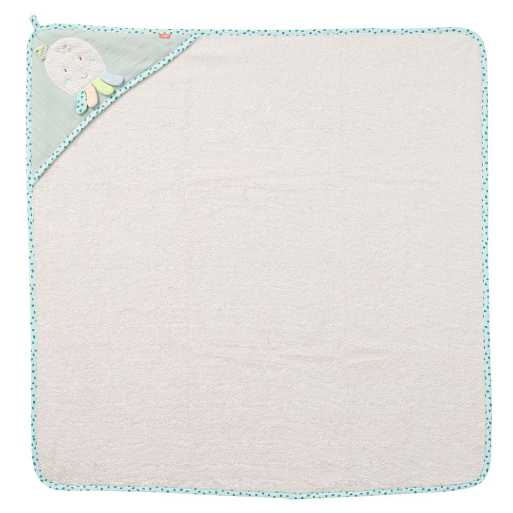 FEHN Créatures Marines SERVIETTE AVEC CAPUCHE 80x80 cm