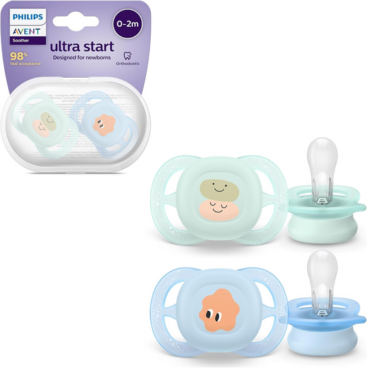 PHILIPS AVENT Ultra Start Πιπίλα 2 τεμ. 0–2 μηνών