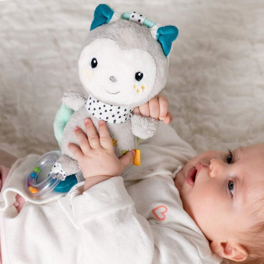FEHN Aiko&Yuki chat en peluche JOUET DE MOTRICITÉ à suspendre