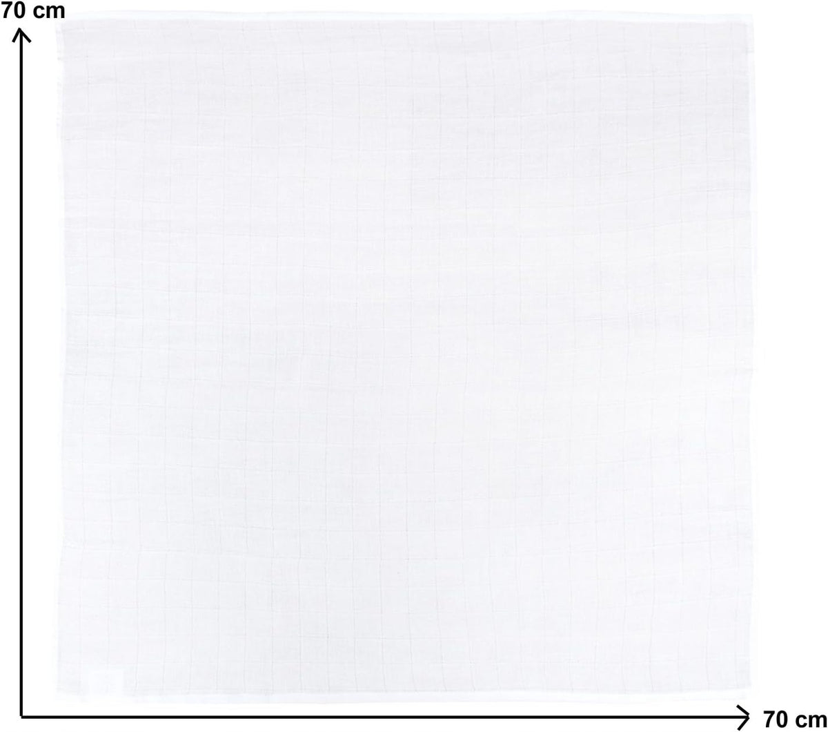NATUREMARK πάνες μουσελίνας 70εκ x 70εκ x9τεμ
