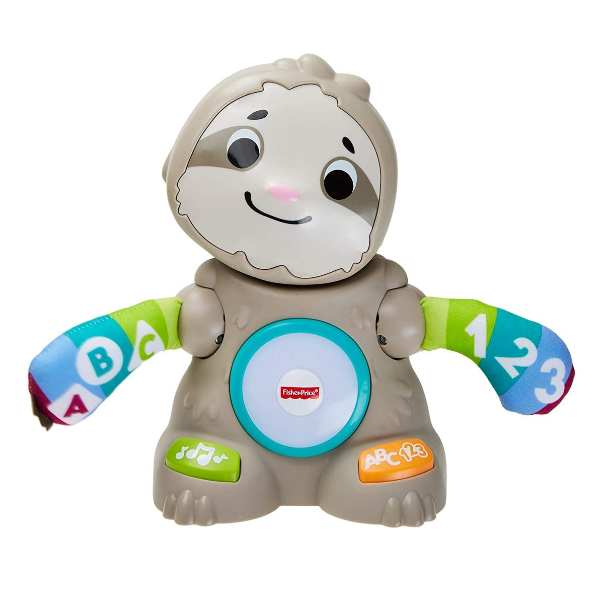 FISHER-PRICE interaktywny LENIWIEC j. niemiecki, kolorowy leniwiec Linkimals z muzyką i światłami