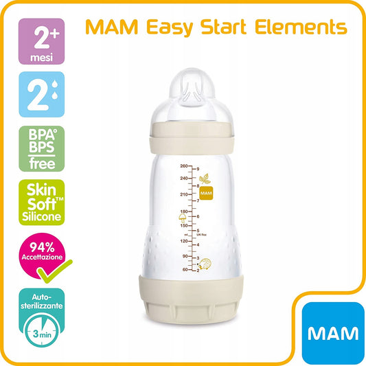 MAM Easy Start αντικοιλιακή φιάλη 260ml 2μ+