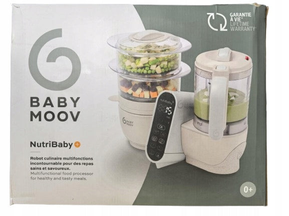 BABYMOOV Nutribaby+ 5σε1 πολυμηχάνημα κουζίνας ατμομάγειρας μίξερ αποστειρωτής