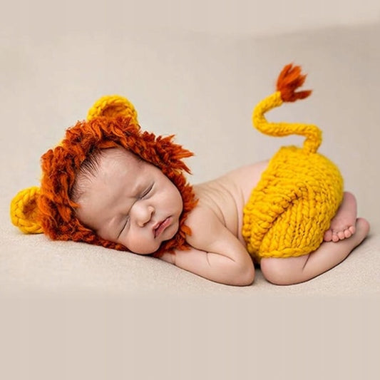 costume pour séance photo 0-12 m LION