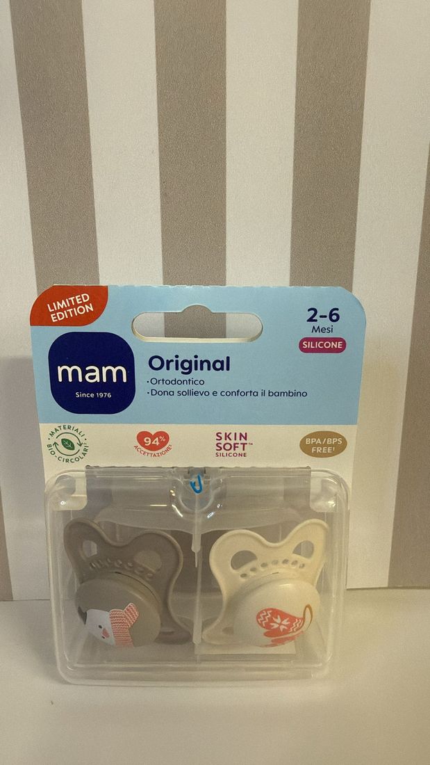MAM Original πιπίλα x2 2-6m χειμερινή έκδοση