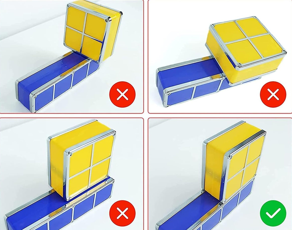 JUSTUP The Magic Block φωτάκι νυκτός LED 7 τεμαχίων, 7 χρωμάτων TETRIS