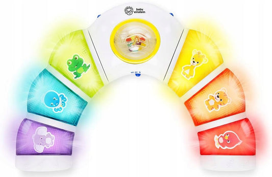 BABY EINSTEIN φωτεινό πάνελ με κουδουνίστρα, μελωδίες και λέξεις σε 3 γλώσσες – φωτογραφία προϊόντος 2