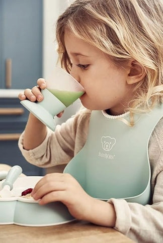 Σαλιάρα σιλικόνης BABYBJORN με τσεπάκι x2