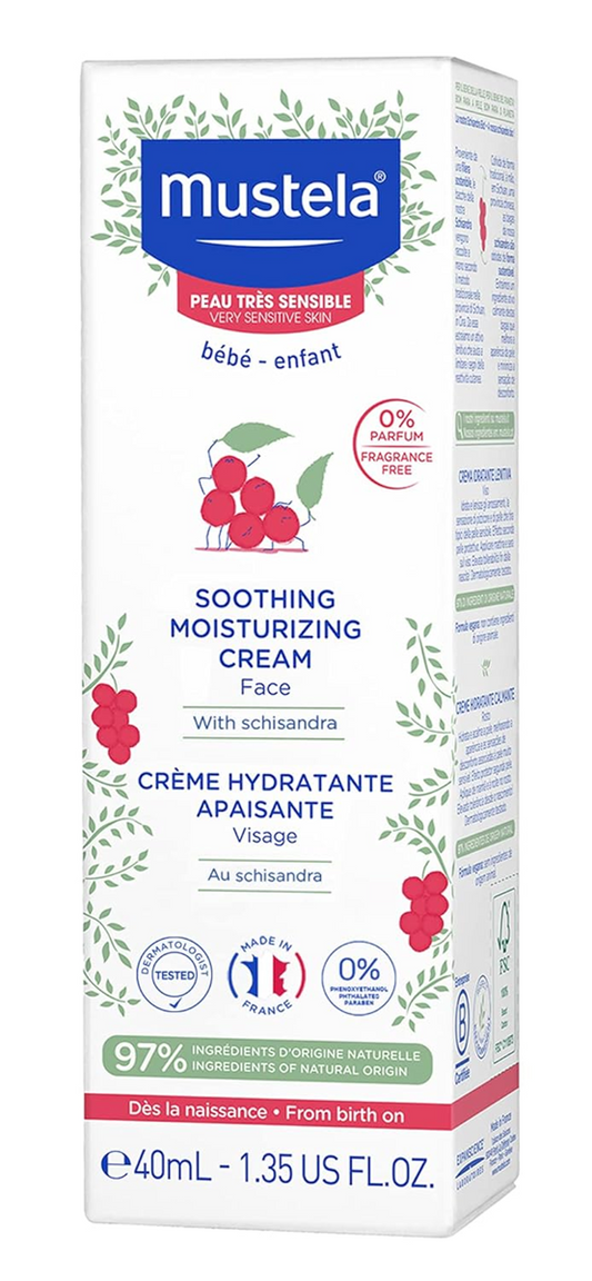 MUSTELA crema idratante per il viso per pelle molto sensibile 40ml
