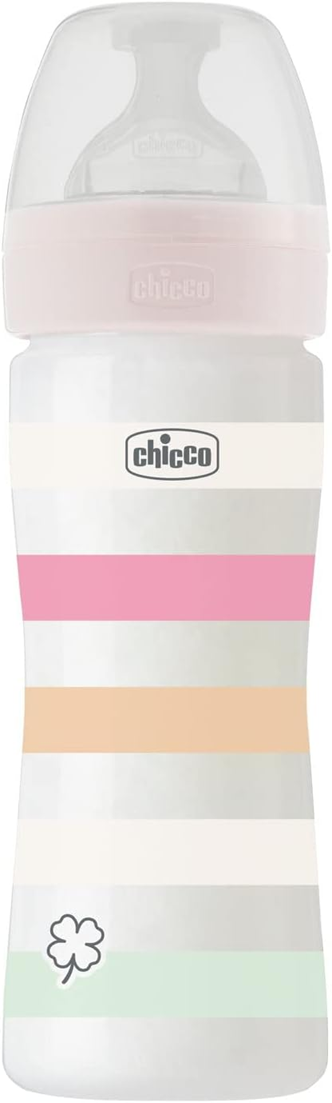 CHICCO Well-Being butelka 250ml 2m+ średni przepływ