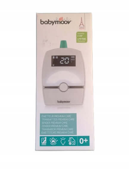 BABYMOOV Premium Care NADAJNIK do niani 1400 m – biały nadajnik do niani elektronicznej 0+