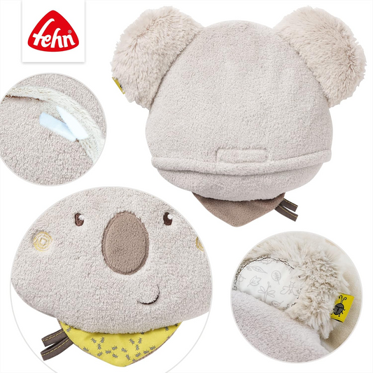 FEHN Koala Australia plush cherry pit heat pad 20 x 20 cm