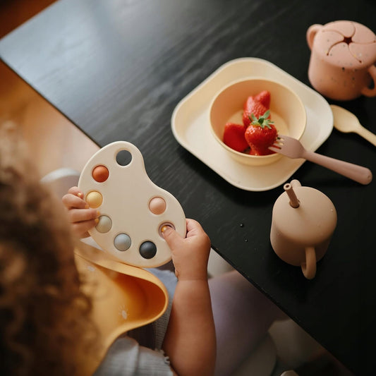 MUSHIE antistresová hračka POP IT paleta barev