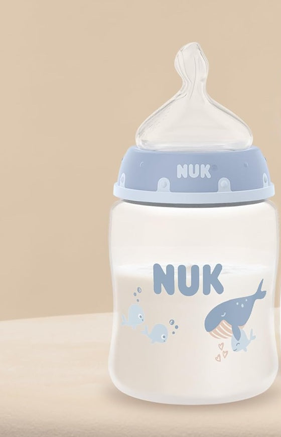 NUK First Choice+ μπιμπερό 150 ml θηλή S αργή ροή 0+