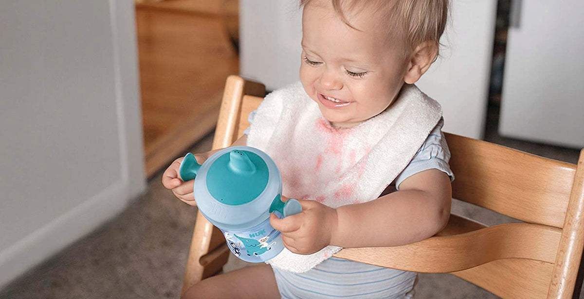 NUK Trainer Cup droppfri mugg lejon och zebra 6 mån+ 230 ml