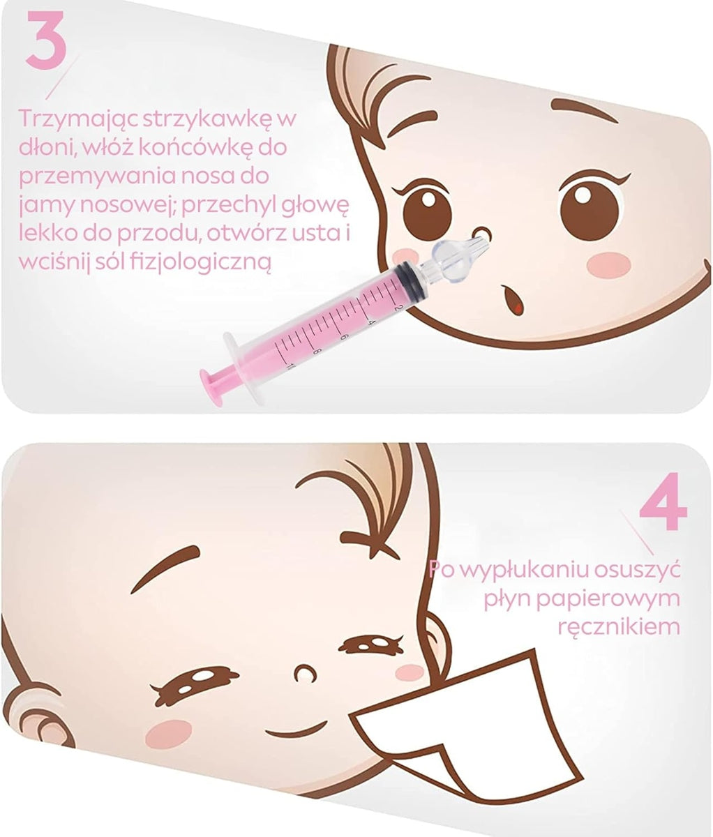 BABY AGE Ρινικός αποφρακτήρας σύριγγας 2 τεμάχια 10 ml