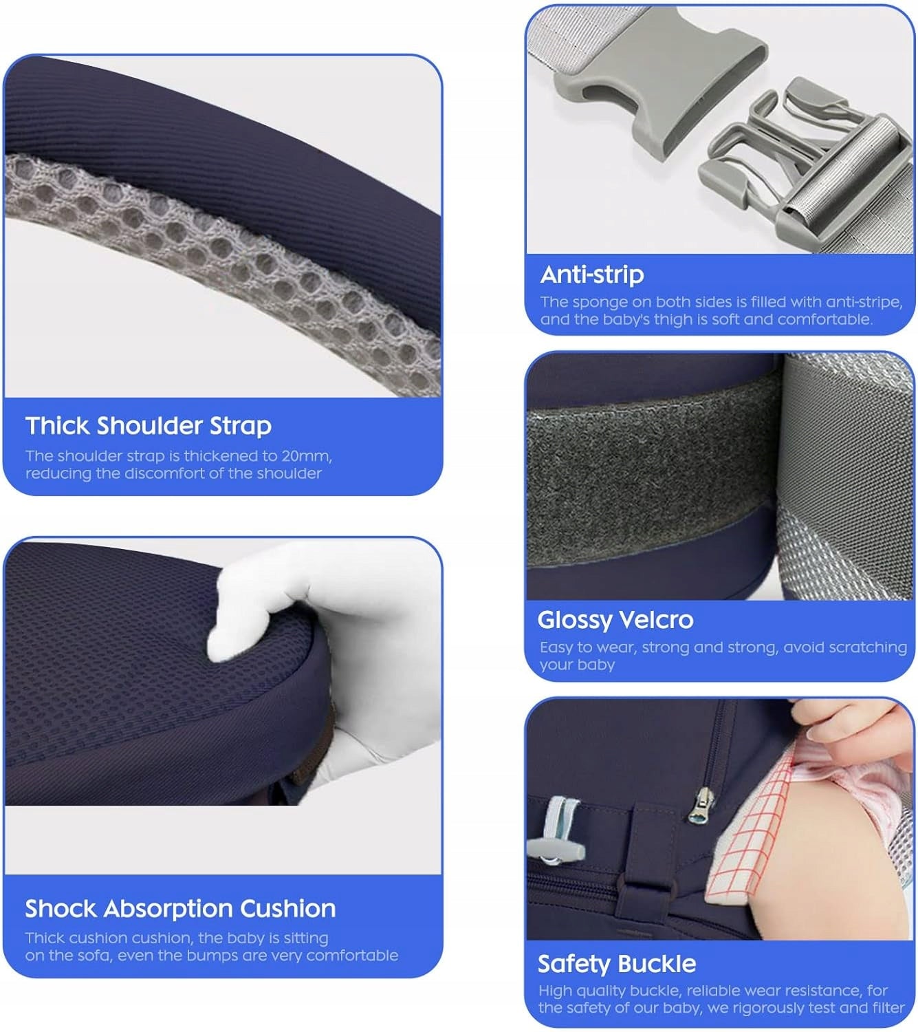 NOSIDEŁKO ergonomiczne z pasem biodrowym 3w1