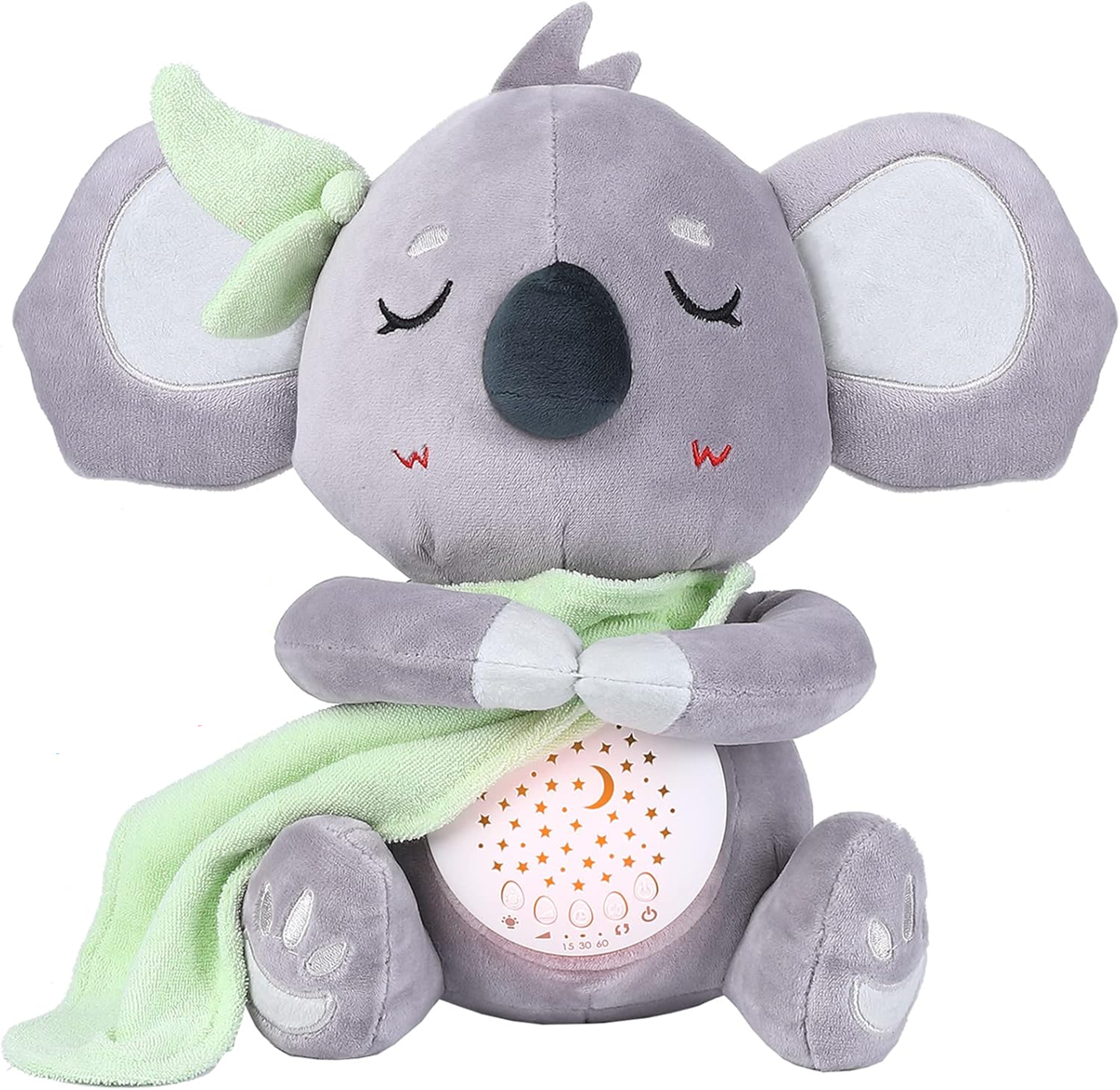 RONIPIC λούτρινο με προβολέα αστεριών και 14 ήχους KOALA 25 cm