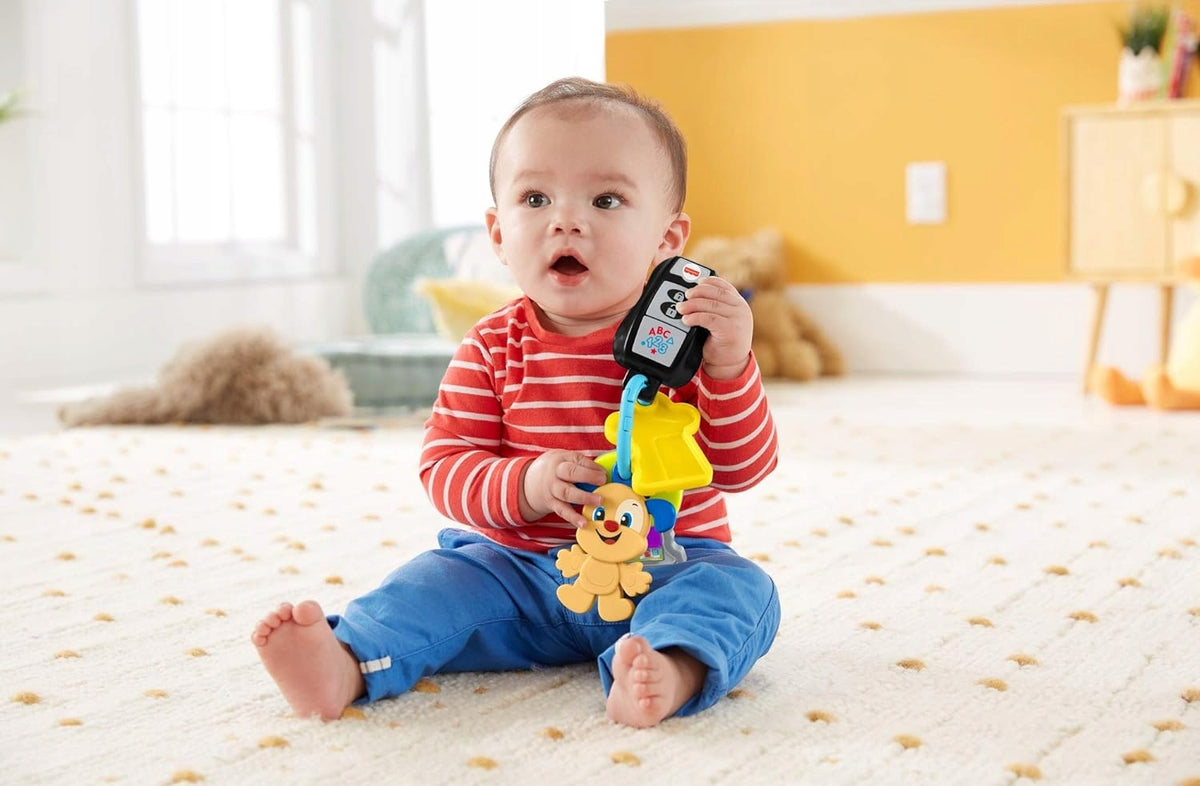FISHER-PRICE διαδραστικά κλειδιά αυτοκινήτου με μπρελόκ ΓΕΡΜ.