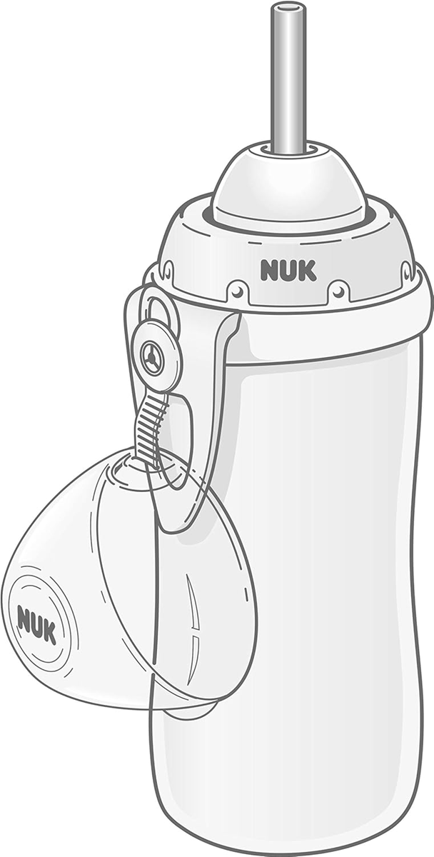 NUK 2 στόμια και 2 καλαμάκια για το μπουκάλι FLEXI CUP