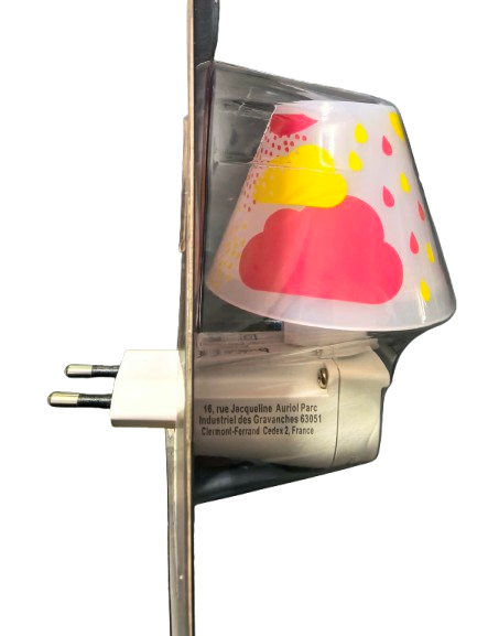 BADABULLE LED-Nachtlicht für die Steckdose, Dämmerungssensor 7,5 x 11 cm