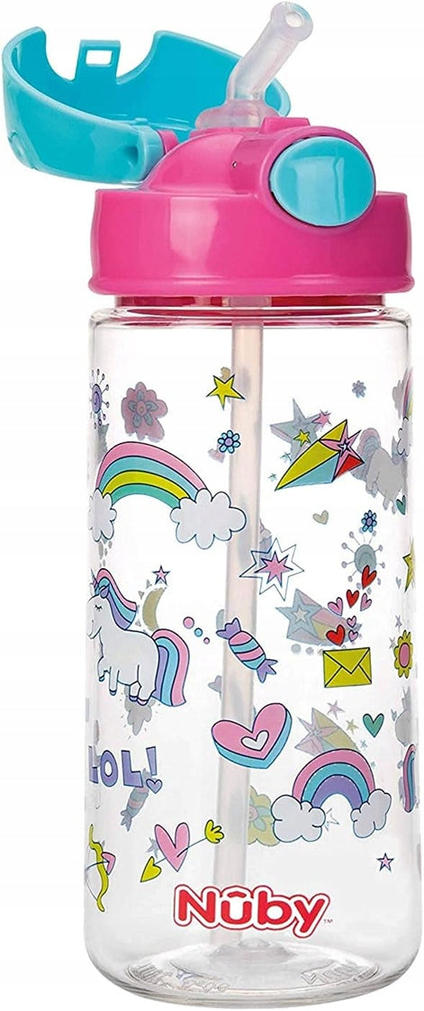 NUBY Straw Cup tritanowy bidon ze słomką 4 l+ 540 ml – zdjęcie produktu 2