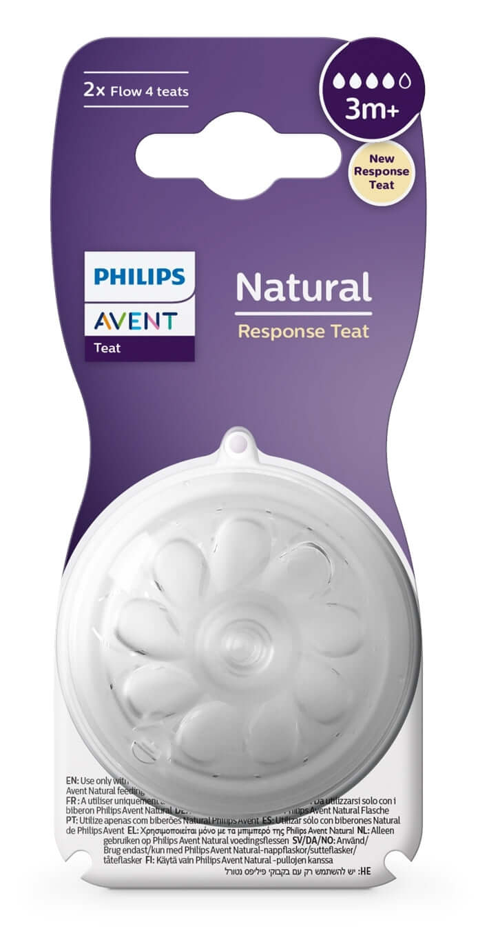 Philips Avent Natural Response smoczki Flow 4 3m+ x2 — zdjęcie 2