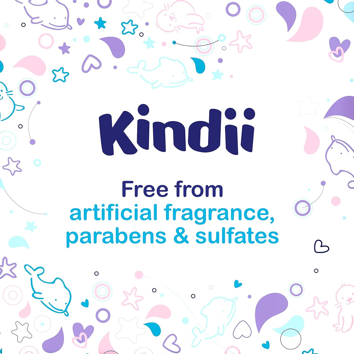 KINDII Pure Water 99 μαντηλάκια υγρά με νερό x60