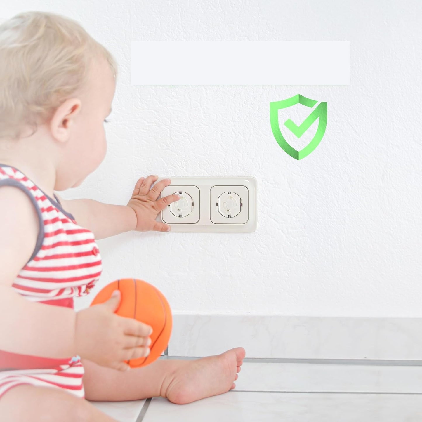 BIGtec child safety covers for electrical outlets, 10 pieces