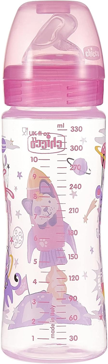CHICCO láhev Well Being 4m+ 330ml