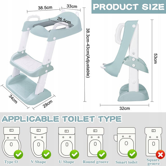 MUOIVG Toilettensitz mit Stufen