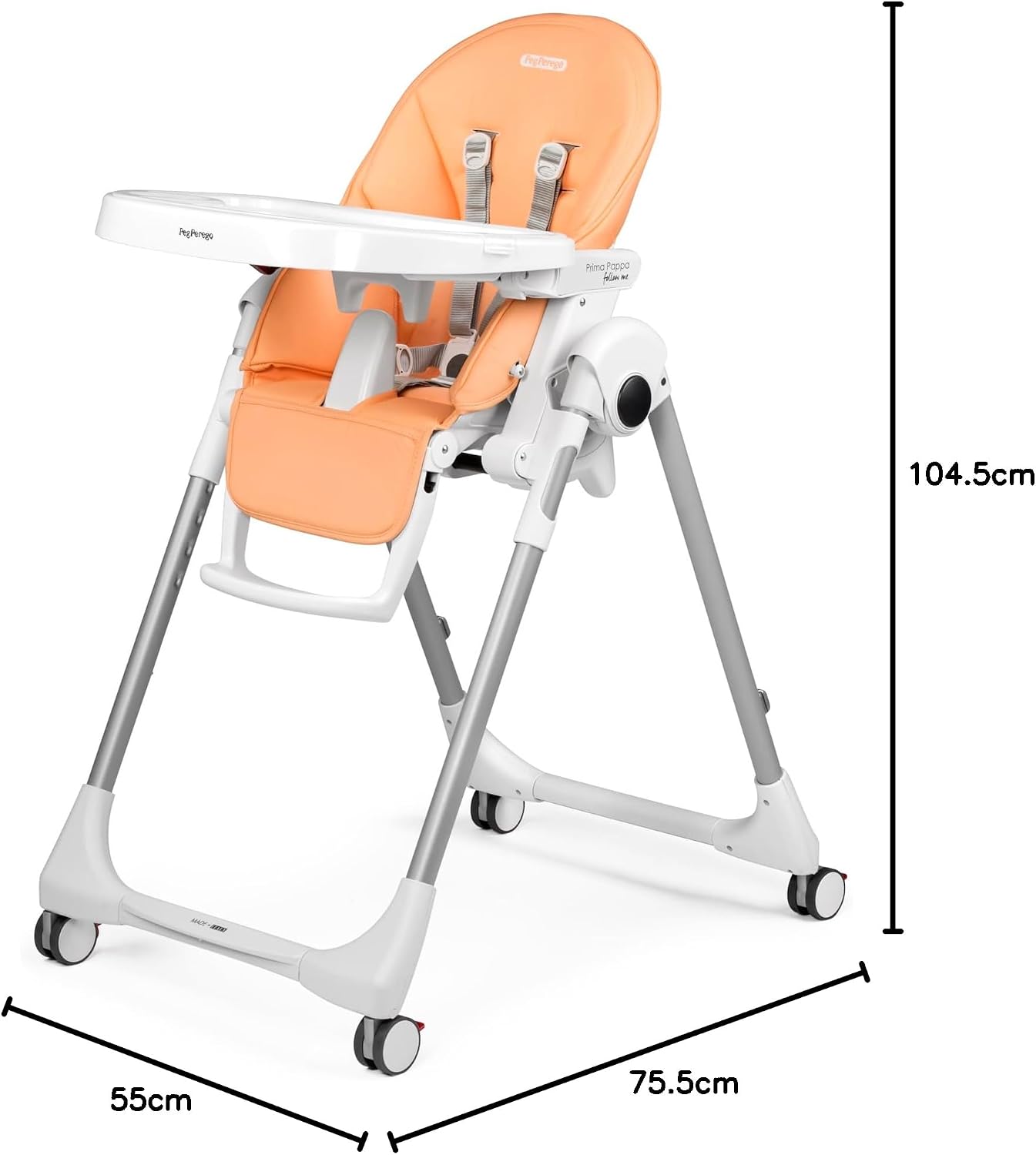 PEG PEREGO Prima Pappa Follow Me Hochstuhl bis 15kg