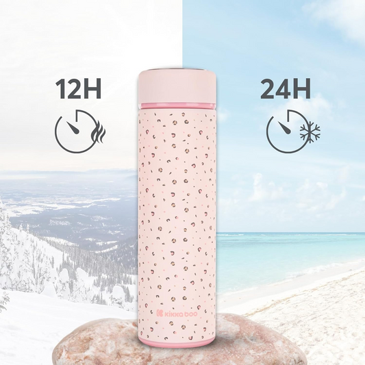 KIKKA BOO Savanna Θερμός από ανοξείδωτο ατσάλι 500 ml + σουρωτήρι τσαγιού