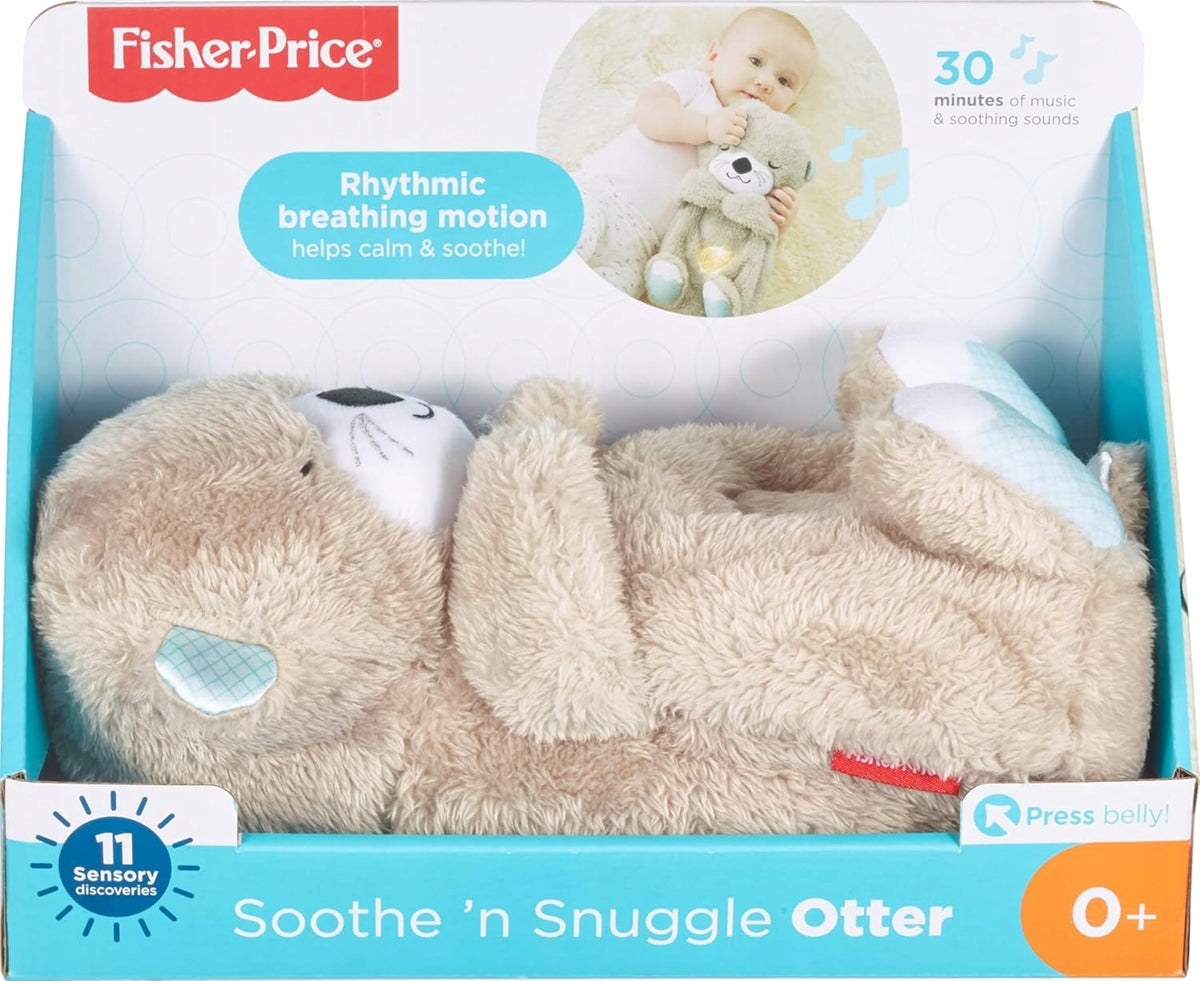 FISHER-PRICE sleeping OTTER with a moving belly, sounds, and lights