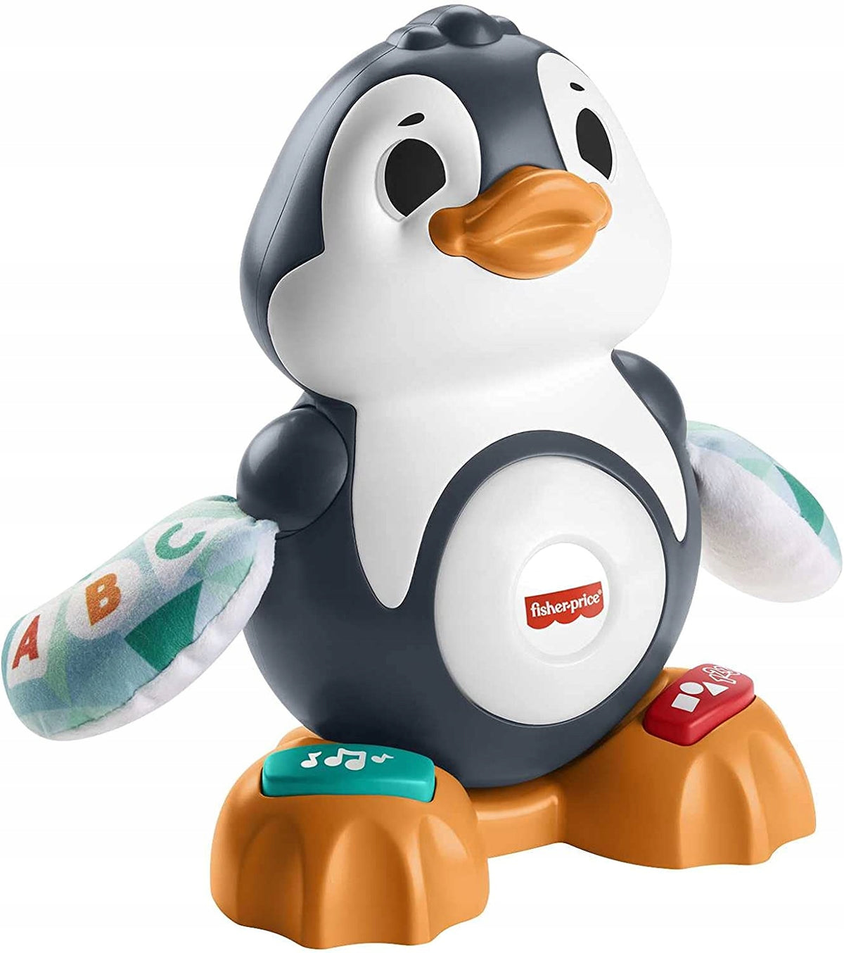 FISHER-PRICE interaktywny PINGWIN j. francuski, edukacyjna zabawka BlinkiLinkis z muzyką i ABC