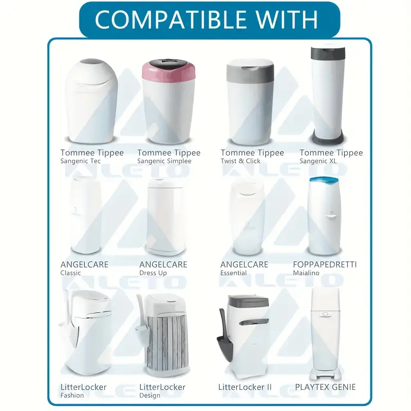 ALETO ανταλλακτικό φιλμ για tommee tippee angelcare litterlocker κ.λπ. x3