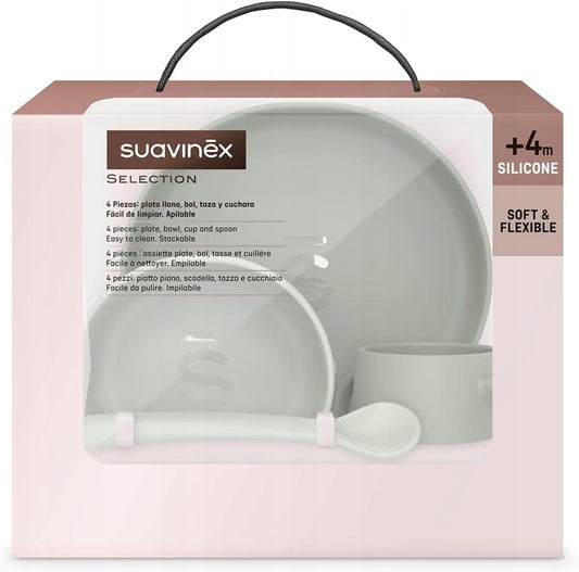 SUAVINEX Selectionsilicone pot setage 4 +BPA and BPS freeused condition, cared for