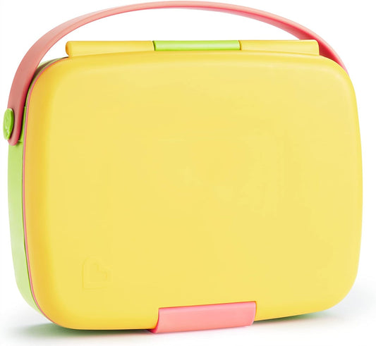 MUNCHKIN Bento Box δοχείο φαγητού + μαχαιροπίρουνα, 5 θήκες