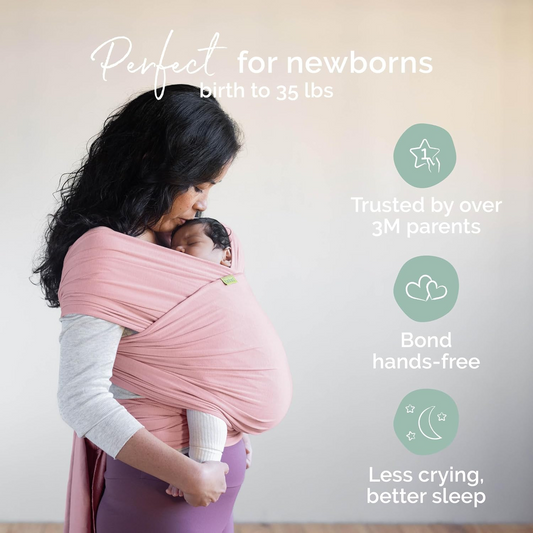 BOBA WRAP écharpe porte-bébé élastique pour porter bébé jusqu’à 15 kg