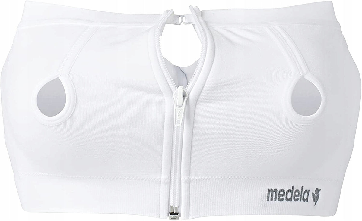 MEDELA gorset do laktatora EASY EXPRESSION L, biały, do laktatorów elektrycznych Medela