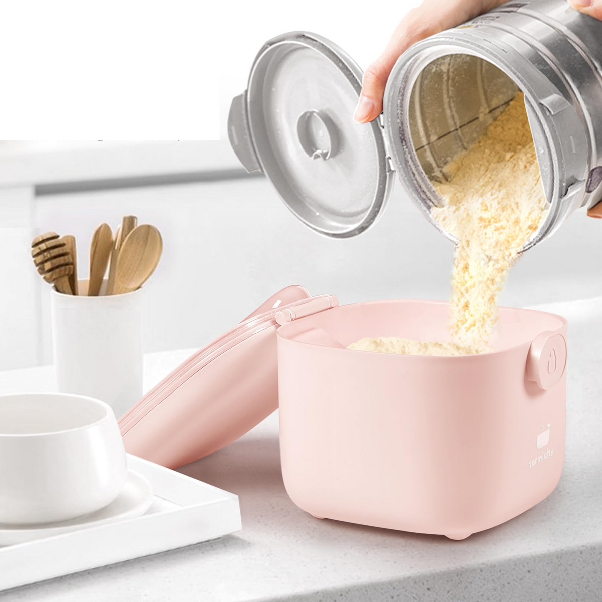 TERMICHY δοχείο για βρεφικό γάλα σε σκόνη 800 ml 400 g + μεζούρα