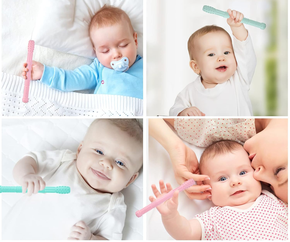 HOPTON teething tubes 3 pieces + brush