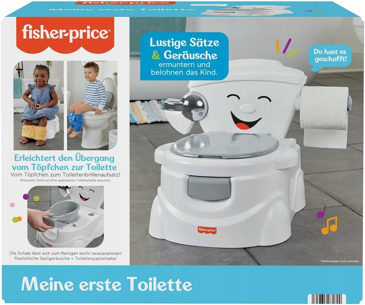 FISHER PRICE δοχείο εκμάθησης τουαλέτας Η Πρώτη μου Τουαλέτα DE