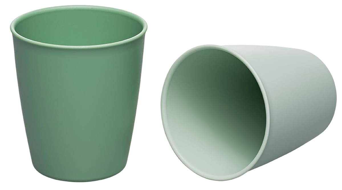 NIP Eat Green ποτήρι εκμάθησης 250ml 12μ+ 2 τεμάχια