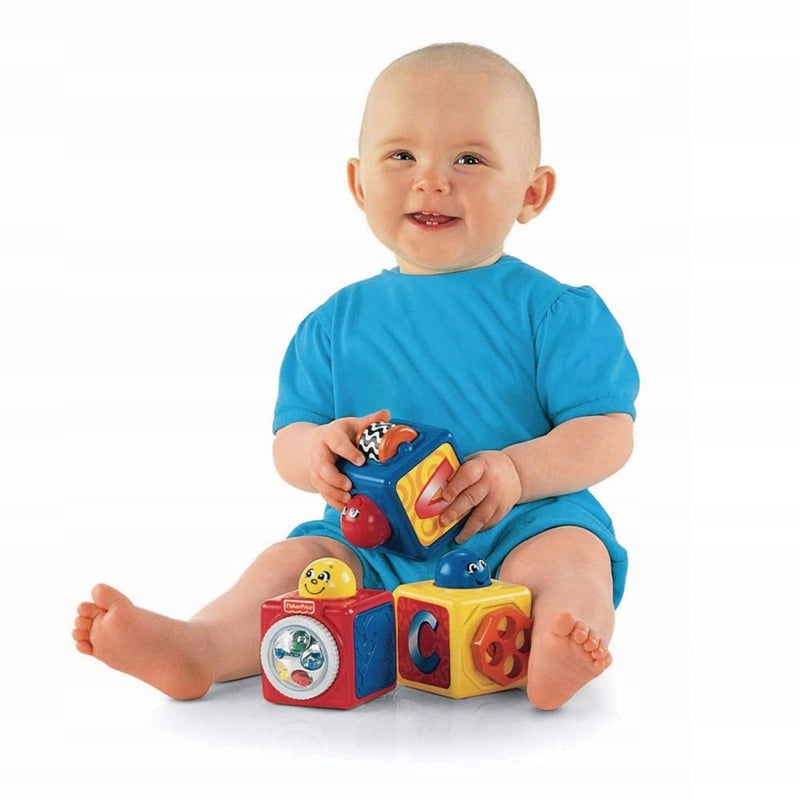 FISHER-PRICE DHW15 Διαδραστικά τουβλάκια με ζωάκια 6μ+