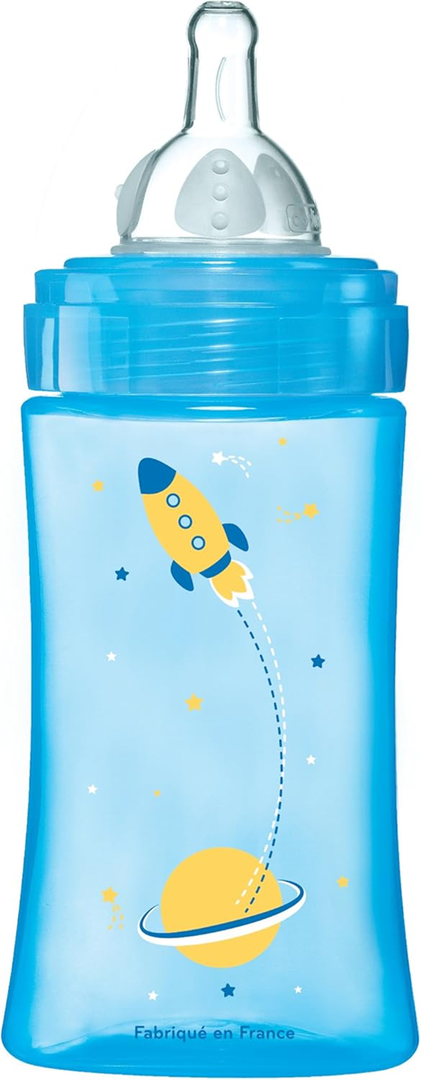 DODIE μπιμπερό 270 ml θηλή 2 μεσαία ροή 0–6 μηνών ΚΟΥΝΕΛΑΚΙ